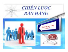 Bài thuyết trình Chiến lược bán hàng