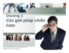 Bài thuyết trình Chương3: Các giải pháp chiến lược