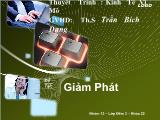 Bài thuyết trình Giảm Phát