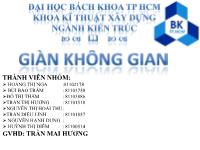 Bài thuyết trình Giàn không gian