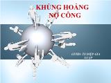 Bài thuyết trình Khủng hoảng nợ công