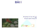 Bài thuyết trình Thực trạng ngành sản xuất rau ở Việt Nam Tiềm năng, thách thức và xu thế trong bối cảnh toàn cầu hóa
