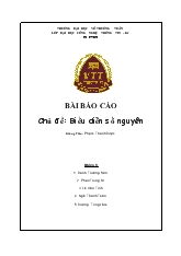 Báo cáo Biểu diễn số nguyên