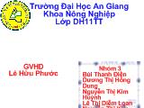 Báo cáo Một số loại thuốc bảo vệ thực vật của công ty Hóa Nông Lúa Vàng