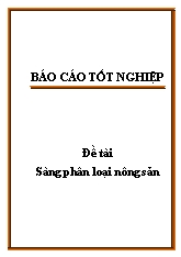 Báo cáo Sàng phân loại nông sản