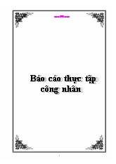 Báo cáo Thực tập công nhân