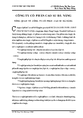 Báo cáo thực tập tại công ty cổ phần cao su đà nẵng