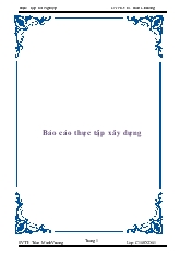 Báo cáo Thực tập tại công ty Cổ Phần Xây Lắp và Vật Liệu Xây Dựng CBM