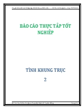 Báo cáo Thực tập tốt nghiệp tính khung trục 2