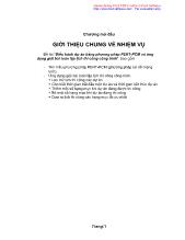 Đề tài Điều hành dự án bằng phương pháp PERT-PCM và ứng dụng giải bài toán lập lịch thi công công trình