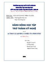 Đề tài Hành động học tập trở thành kỹ nghệ