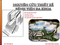 Đề tài Nghiên cứu thiết kế bệnh viện đa khoa