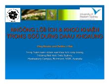 Đề tài Những lợi ích và khó khăn trong sử dụng dầu khoáng