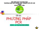 Đề tài Phương pháp PCR