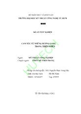 Đồ án Cảm xúc từ những đường cong trong thiên nhiên