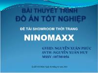 Đồ án Showroom thời trang ninomaxx