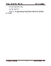 Đồ án Sử dụng ảnh hàng không để hiện chỉnh bản đồ địa hình tỷ lệ 1/10.000