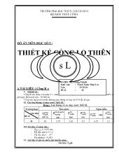 Đồ án Thiết kế cống lộ thiên SL