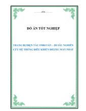 Đồ án Trang bị điện tàu 53000 tấn – đi sâu nghiên cứu hệ thống điều khiển điezel máy phát