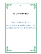 Đồ án Trang thiết bị điện tàu ap sveti vlaho – đi sâu nghiên cứu bảng điện chính tàu ap sveti vlaho