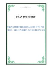 Đồ án Trang thiết bị điện tàu chở ô tô 4900 chiếc – đi sâu nghiên cứu hệ thống lái