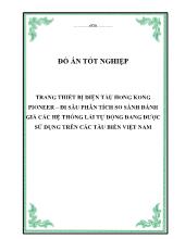 Đồ án Trang thiết bị điện tàu hong kong pioneer – đi sâu phân tích so sánh đánh giá các hệ thống lái tự động đang được sử dụng trên các tàu biển Việt Nam
