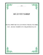 Đồ án Trang thiết bị tàu san filice trọng tải 34000 tấn – đi sâu nghiên cứu trạm phát sự cố