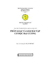 Khóa học Phân loại và giải bài tập cơ học đại cương