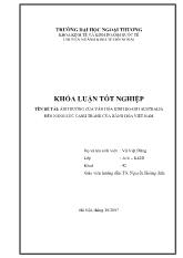Khóa luận Ảnh hưởng của văn hóa kinh doanh australia đến năng lực cạnh tranh của hàng hóa Việt Nam