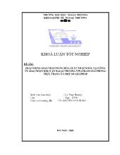 Khóa luận Hoạt động giao nhận hàng hóa xuất nhập khẩu tại công ty giao nhận kho vận ngoại thương vi natrans hải phòng: thực trạng và một số giải pháp