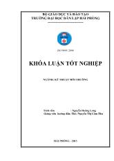 Khóa luận Khảo sát hàm lượng BOD5, COD, TDS, độ cứng trong nước sông đa độ