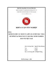 Khóa luận Kinh doanh các dịch vụ liên quan đến rác thải mô hình tại nhật bản và bài học kinh nghiệm đối với Việt Nam
