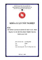 Khóa luận Mô hình tập đoàn kinh tế Việt Nam - Hiện trạng và xu hướng phát triển trong thời gian tới