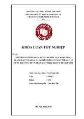 Khóa luận Một số giải pháp nhằm nâng cao hiệu quả hoạt động nhập khẩu tân dược và nguyên liệu sản xuất thuốc tân dược tại công ty cổ phần xuất nhập khẩu y tế Việt Nam