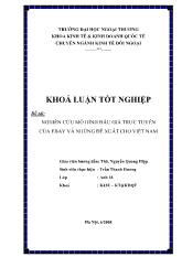 Khóa luận Nghiên cứu mô hình đấu giá trực tuyến của ebay và những đề xuất cho Việt Nam