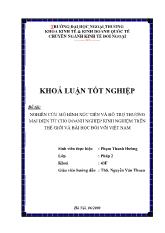 Khóa luận Nghiên cứu mô hình xúc tiến và hỗ trợ thương mại điện tử cho doanh nghiệp. Kinh nghiệm trên thế giới và bài học đối với Việt Nam
