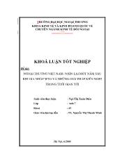 Khóa luận Ngoại thương Việt Nam- Nhìn lại một năm sau khi gia nhập WTO và những giải pháp kiến nghị trong thời gian tới
