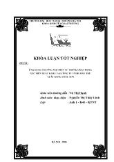 Khóa luận Ứng dụng thương mại điện tử trong hoạt động xúc tiến xuất khẩu tại công ty TNHH mây tre xuất khẩu Chúc Sơn