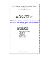 Tiểu luận Nghiên cứu các nhân tố tác động đến việc lựa chọn nhà cung cấp dịch vụ internet ADSL của các hộ gia đình tại thành phố Hồ Chí Minh