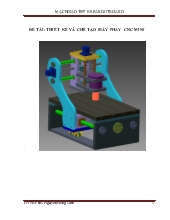 Tiểu luận Thiết kế và chế tạo máy phay CNC mini
