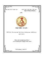 Tiểu luận Thương mại Việt Nam với nâng cao chất lượng cạnh tranh