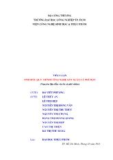 Tiểu luận Tìm hiểu quy trình công nghệ sản xuất cà phê bột (nguyên liệu đầu vào là cà phê nhân)
