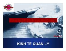 Bài thuyết trình Công tác quản lý của Công ty cổ phần Bánh kẹo Hải Châu