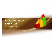 Bài thuyết trình Nhà lãnh đạo thế kỷ 21