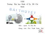 Bài thuyết trình Rủi ro về pháp lý của hsbc new york ( liên quan về rửa tiền )