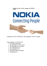 Chủ đề: tTìm hiểu về chuỗi cung ứng của NOKIA