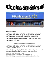 Đề tài Chuỗi cung ứng của công ty cổ phần walmart