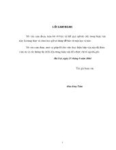 Đề tài Hiệu quả kinh doanh là phạm trù kinh tế, nó phản ánh trình độ sử dụng các nguồn lực sẵn có của doanh nghiệp để hoạt động sản xuất, kinh doanh đạt kết quả cao nhất với chi phí thấp nhất. Các doanh nghiệp không còn cách nào khác hơn là phải có những 
