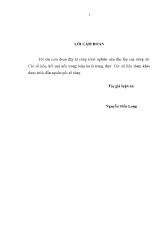 Luận án Ðầu tư trực tiếp nước ngoài (FDI) với việc chuyển dịch cơ cấu kinh tế của tỉnh Thái Nguyên