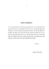 Luận án Chất lượng quan hệ đối tác và sự tác động đối với kết quả kinh doanh của các doanh nghiệp lữ hành Việt Nam